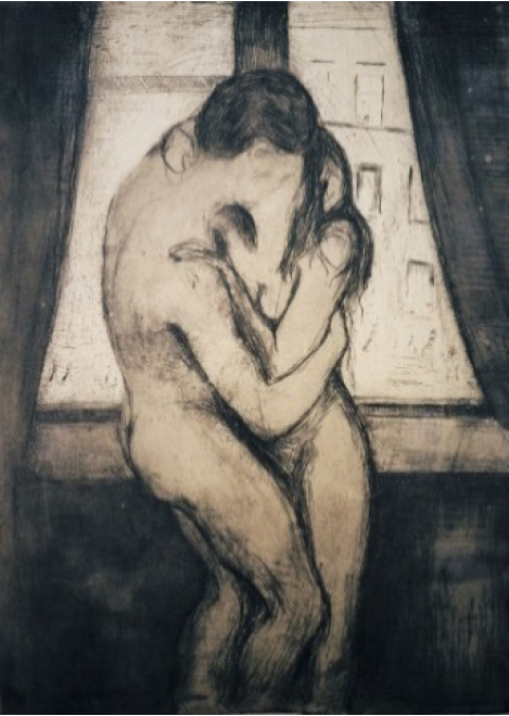 Abb. 5 Edvard Munch, Der Kuss (1895)