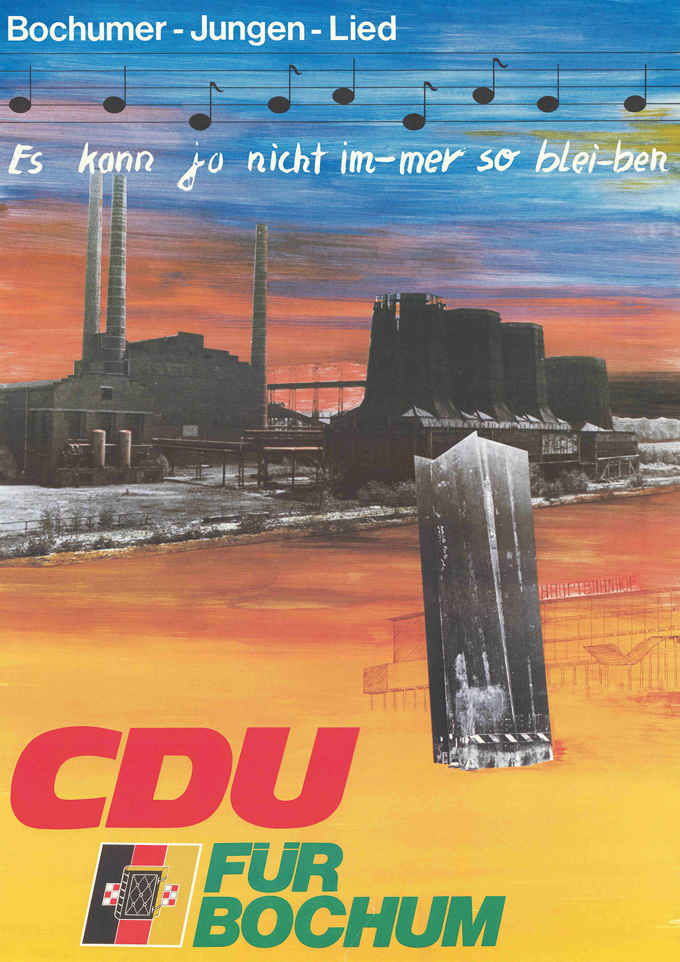 Abb. 2
Plakat (anonym): „CDU für Bochum“, 1979, Farboffset, 83,5 x 59,5 cm.