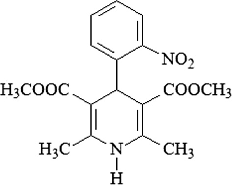 Figure 1: Structure of nifedipine.