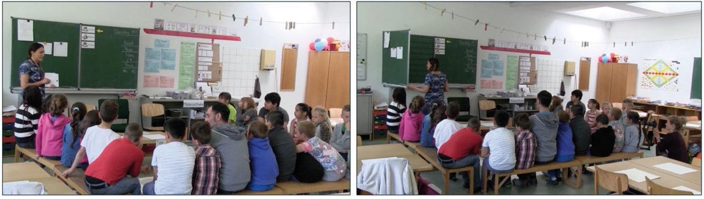 Abb. 2
Plenumssituation (Unterrichtsdatum)