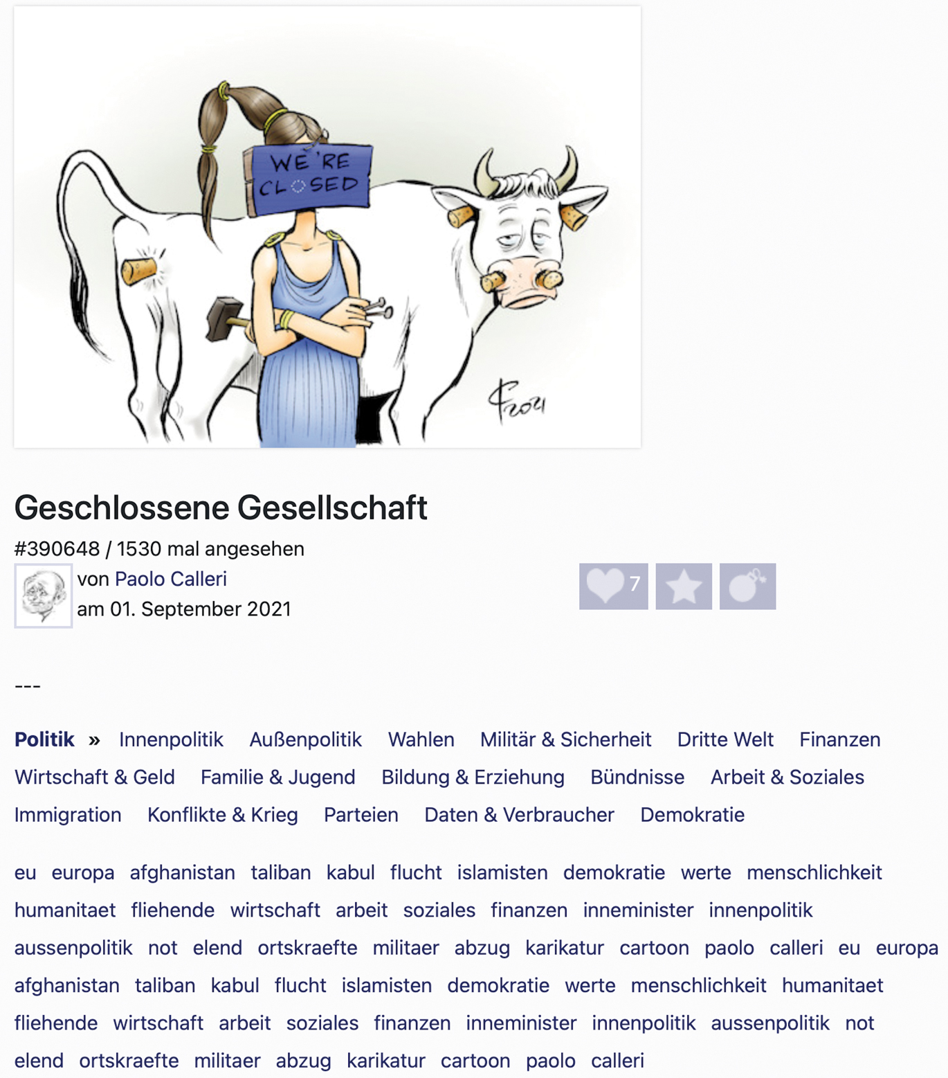Abb. 7 
            Karikatur 2_ Geschlossene Gesellschafthttps://de.toonpool.com/cartoons/Geschlossene%20Gesellschaft_390648#google_vignette (06.11.2024)
          