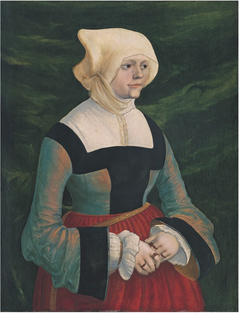 36 Albrecht Altdorfer, Bildnis einer jungen Frau, um 1522, Öl auf Holz, 59 × 45 cm. Madrid, Museo Thyssen-Bornemisza