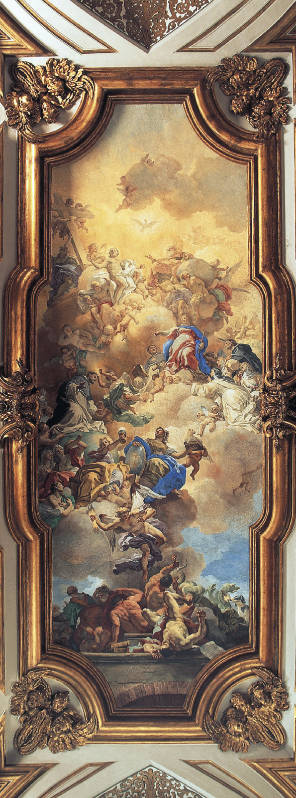 1 
Francesco Solimena, The Glory of St. Dominic, 1704–1707, fresco. Naples, San Domenico Maggiore, sacristy
