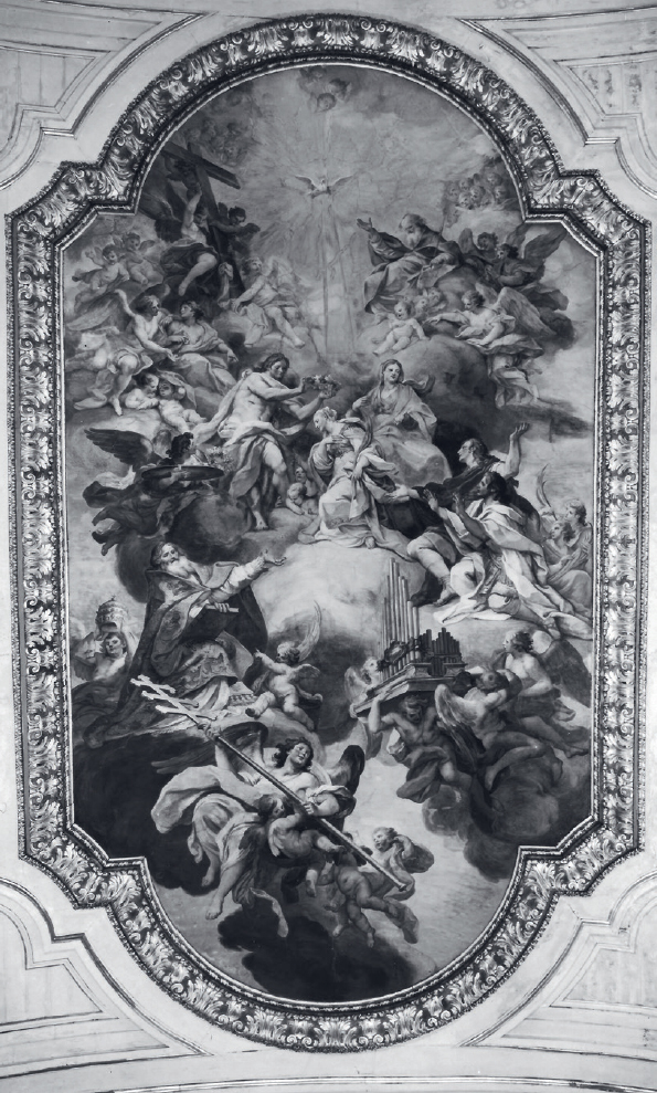 7 
Sebastiano Conca, The Glory of St. Cecilia, 1721–1724, fresco. Rome, Santa Cecilia
