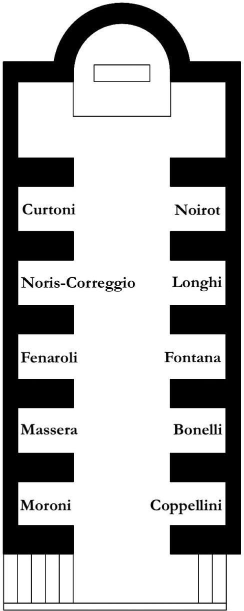 9 I patronati in Sant’Anna dei Lombardi nel 1634