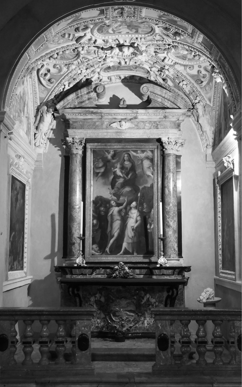 15 Teodoro d’Errico e maestri stuccatori, Cappella Longhi, 1603 ca. Viggiù (VA), chiesa di S. Stefano