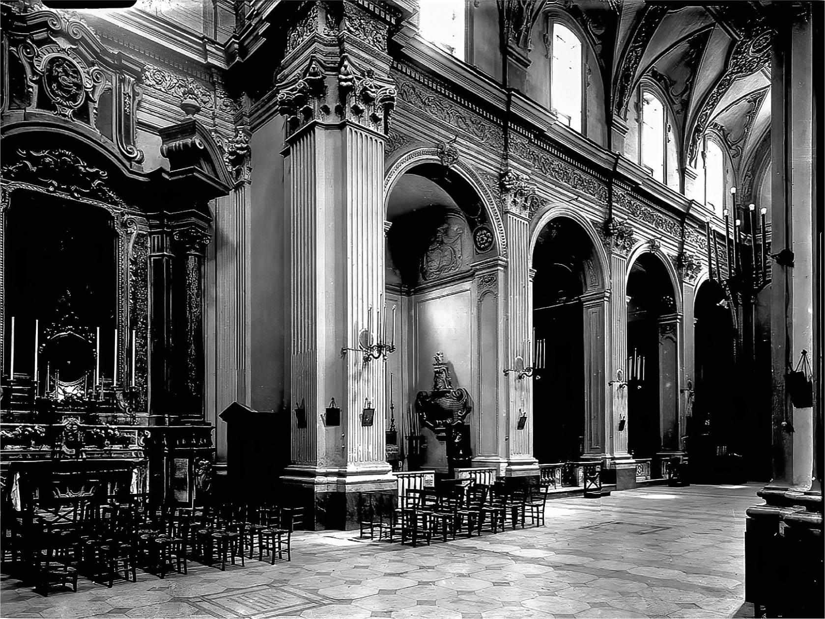 20 San Giorgio dei Genovesi, Napoli, interno, 1940 ca.