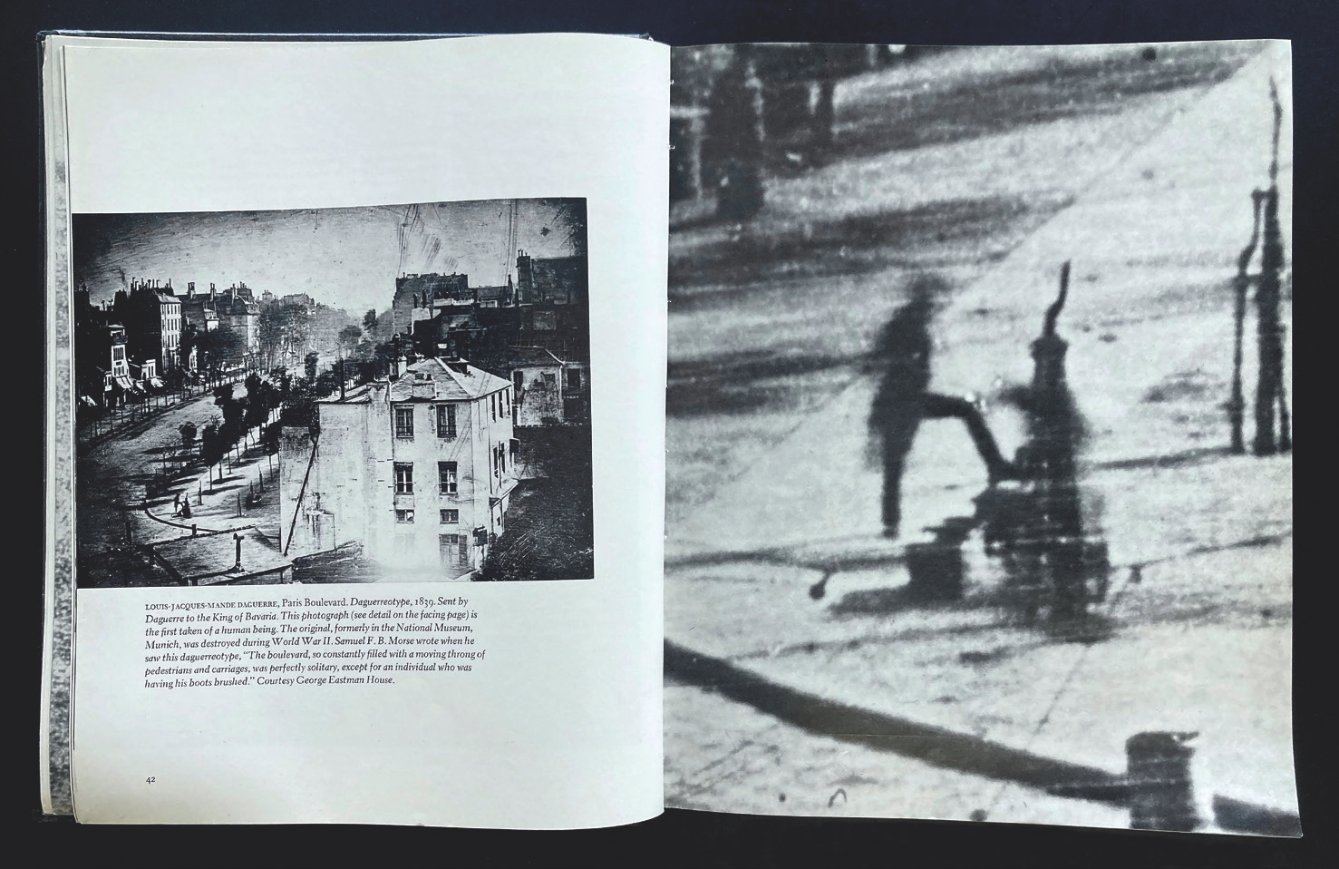 2 
Spread from Peter Pollack’s The Picture History of Photography: From the Earliest Beginnings to the Present Day, New York 1958