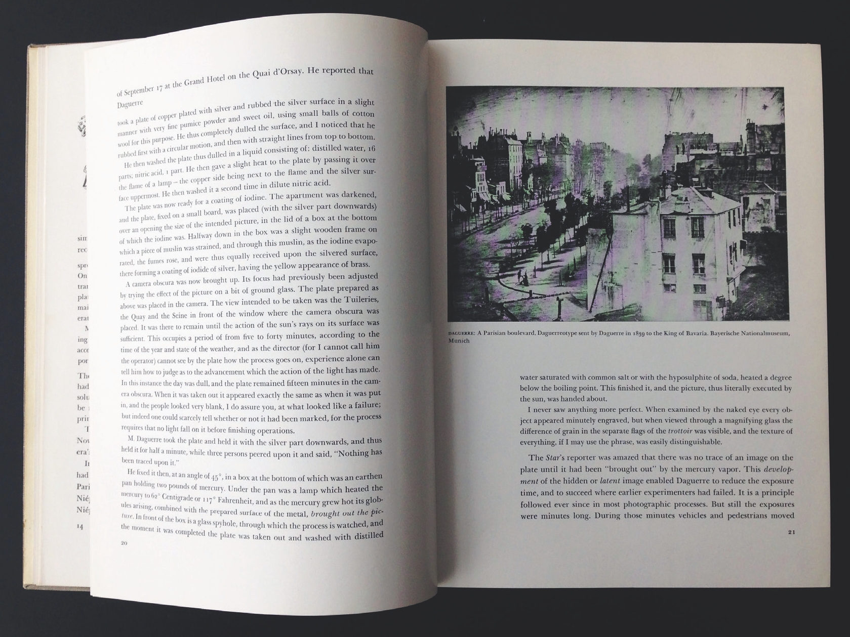 9 
Spread from Beaumont Newhall’s The History of Photography from 1839 to the Present Day, New York 1949