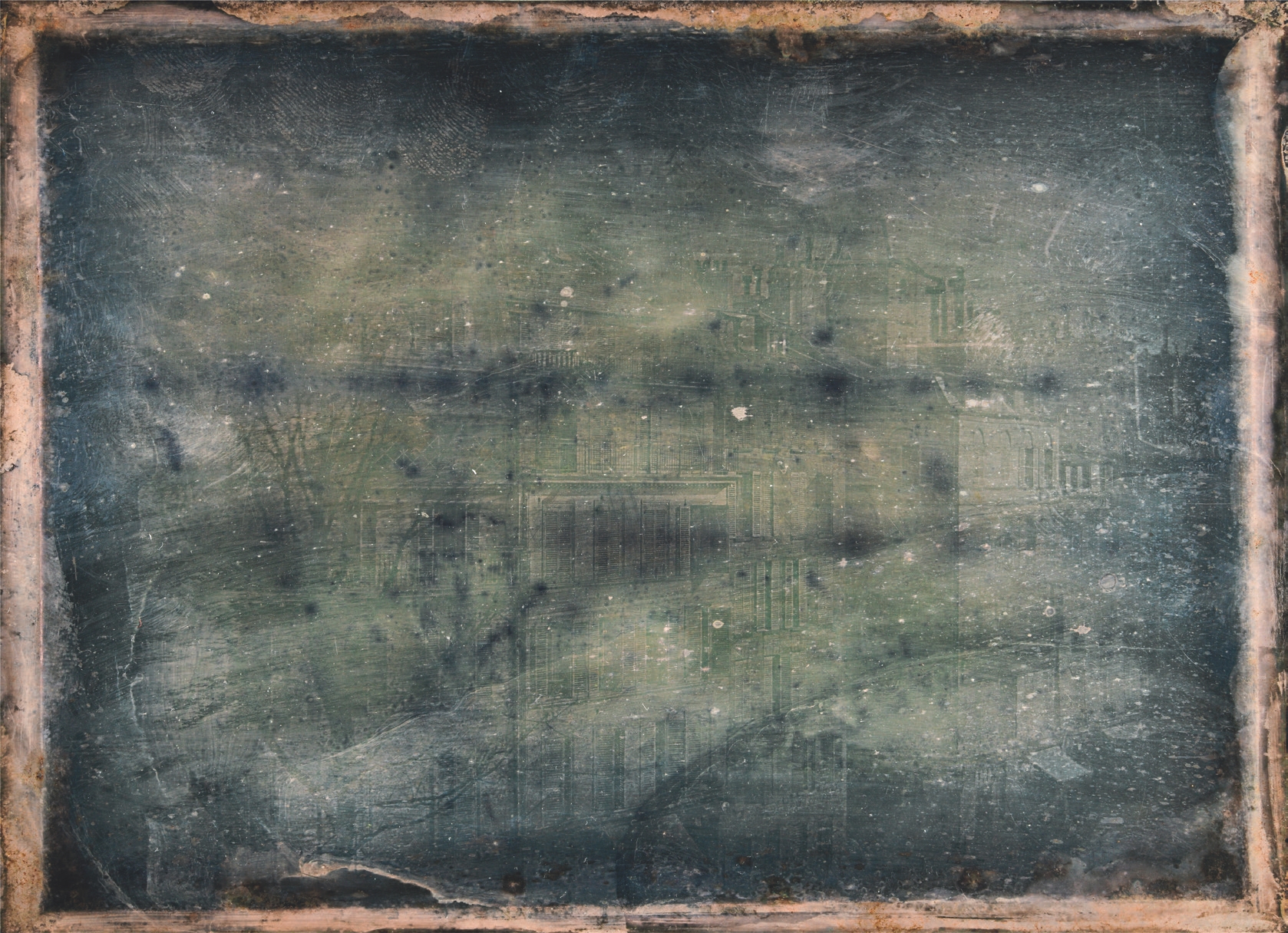 10 
Louis Jacques Mandé Daguerre, Boulevard Saint-Martin, 1839, daguerreotype, digital reproduction by Pascale Marchesan, 2022. Perpignan, Musée d’Art Hyacinthe Rigaud