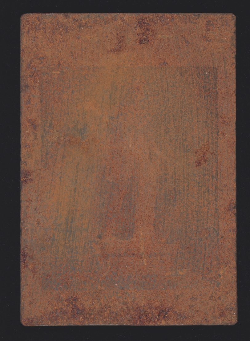7 
William Henry Fox Talbot, Apollo Belvedere, ca. 1852–1858, photographic engraving, steel plate, stamp on the verso of Hughes & Kimber, London, 10.5 × 7.5 cm. Oxford, Bodleian Libraries. MS WHF Talbot 70