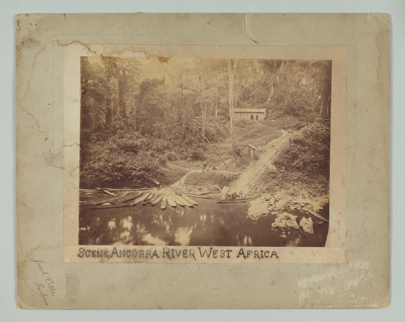 7 
Jacob Vitta, Scene. Ancobra River West Africa, ca. 1904, 15.1 × 20.3 cm, mounted on cardboard. Author’s collection