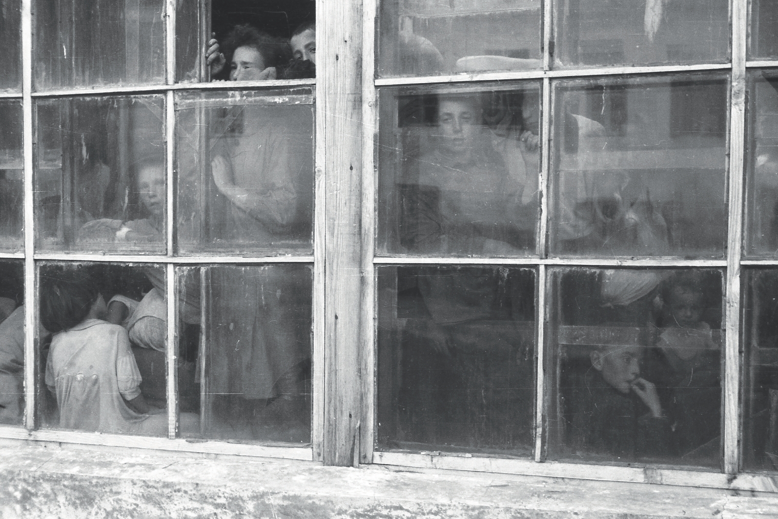 2 
Fritz Heinze, Untitled [women and children held in a greenhouse], 1941. Modern print from original negative. Private collection