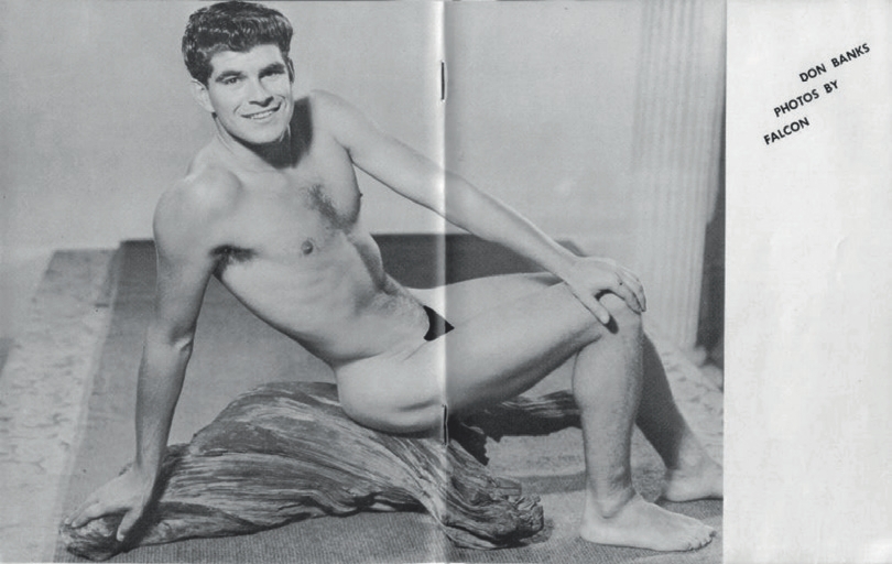 3 
MANORAMA, January 1962, no. 7, centerfold: Don Banks, photographed by Richard ‘Dick’ Falcon