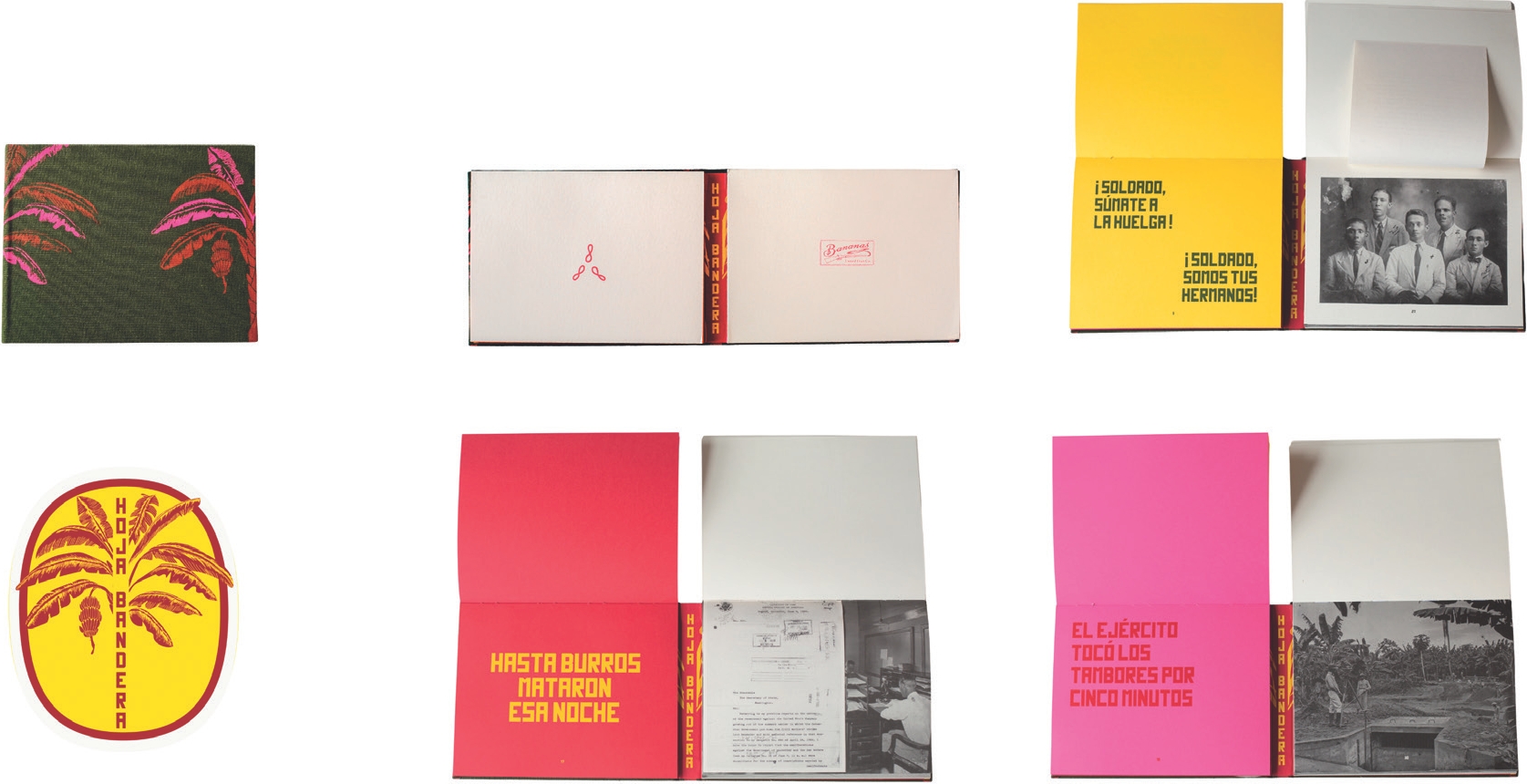 2 
Ana Núñez, Hoja bandera, 2023, photobook. Collection of the artist