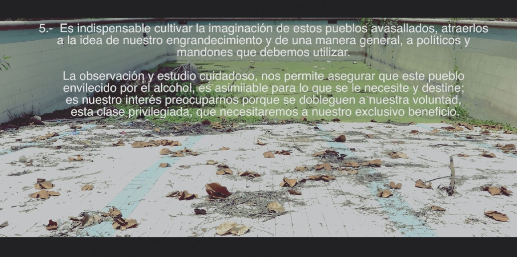 7 
Elkin Calderón, Video Carta Rolston, 2014, video, 3:44