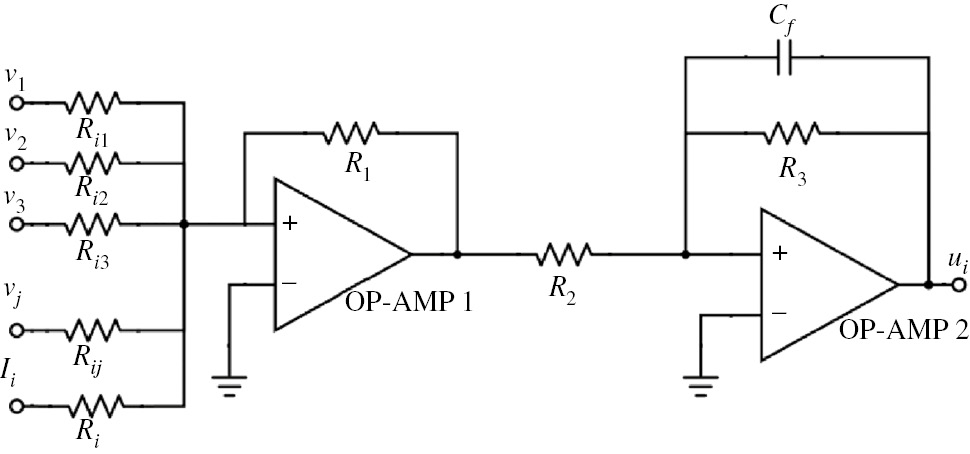 Figure 2: Summation circuit followed by integrator.