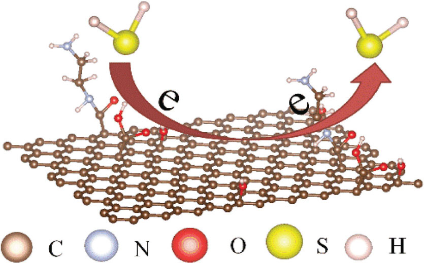 Figure 7: Sensing mechanism of the sensing film.