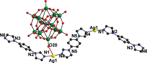 Fig. 1: Ball-and-stick representation of the asymmetric unit of the title compound. All H atoms are omitted for clarity.