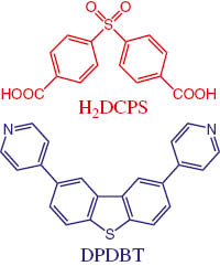 Scheme 1: Structures of ligands DPDBT and H2DCPS.