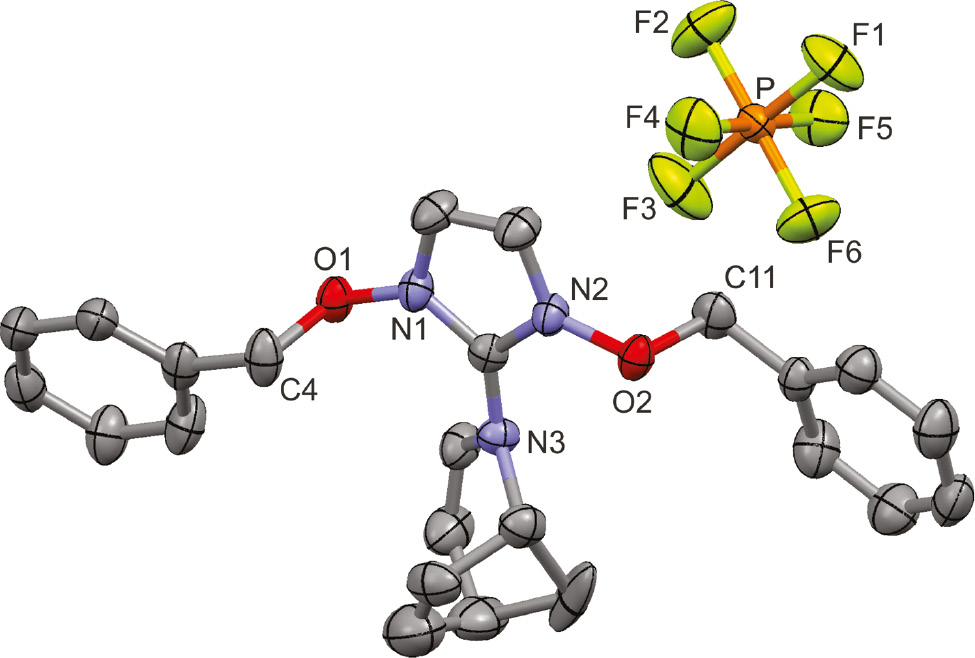 Fig. 3: Molecular structure of norbornadiene adduct 3 in the crystal. For clarity, H atoms have been omitted.