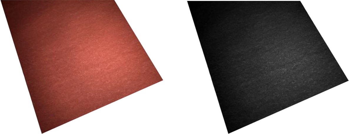 Figure 12a: 
Example of a dry planar sheet in red or black (0.5 mm thickness).
