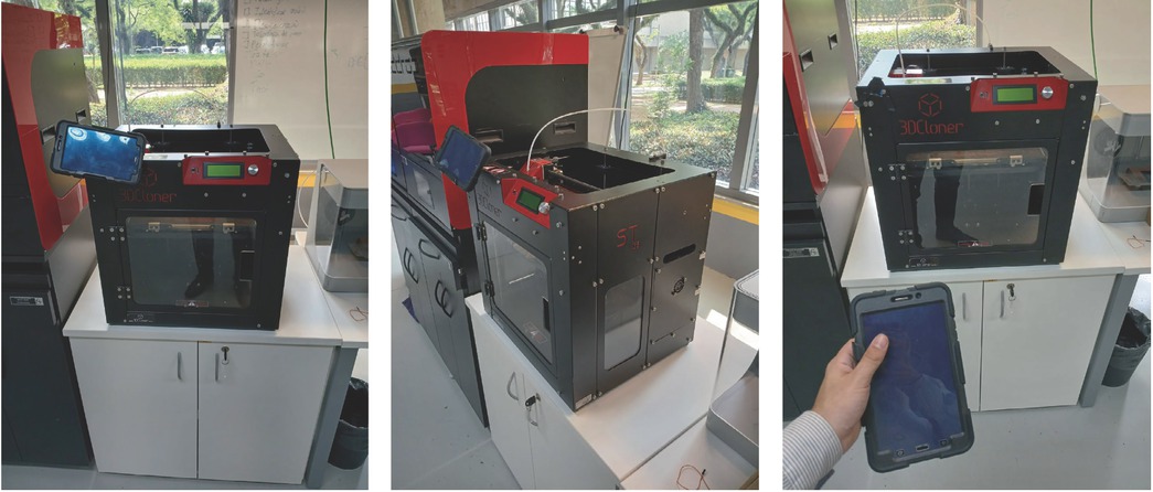 Figure 4 Photos of the local installation