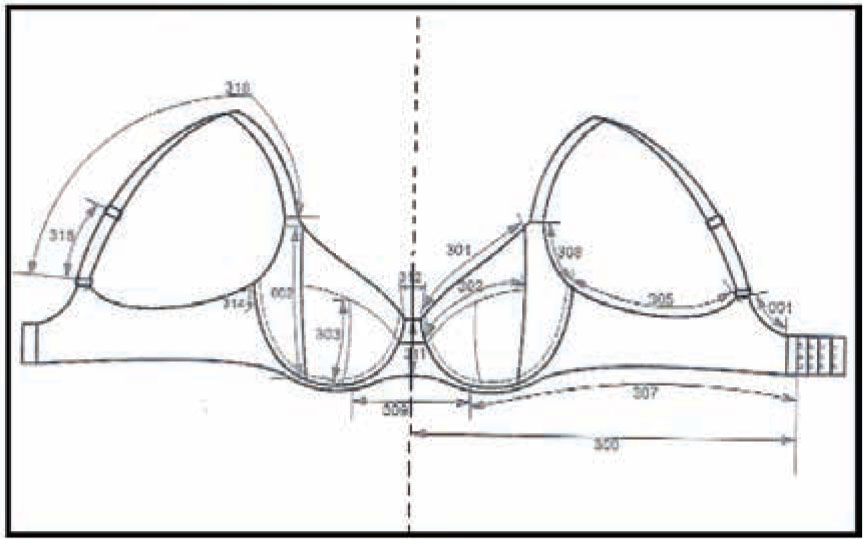 Figure 1 Studied women's underwear bra