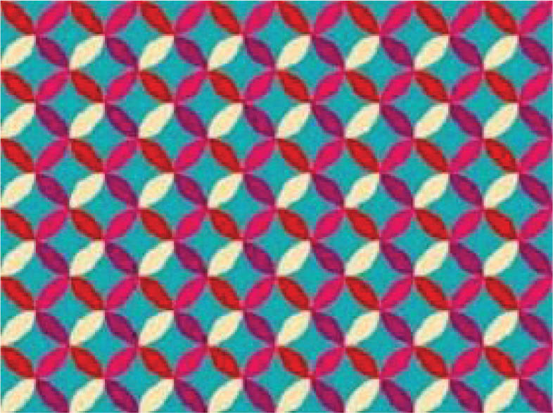 Figure 2 Periodic printed fabric.