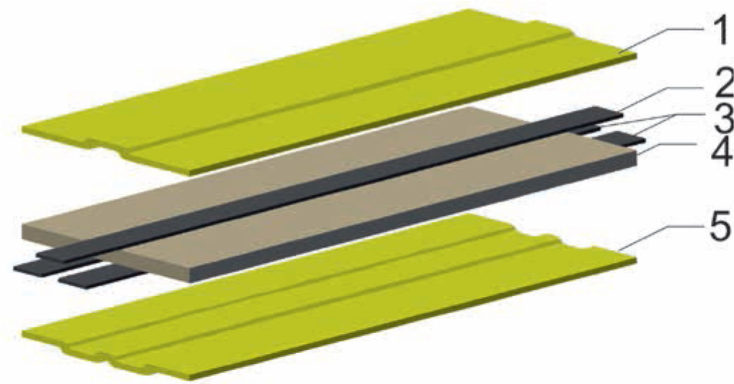 Figure 1 Expanded view of welded TSL with additional cover