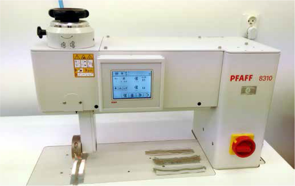 Figure 3 PFAFF 8310 ultrasonic welding machine