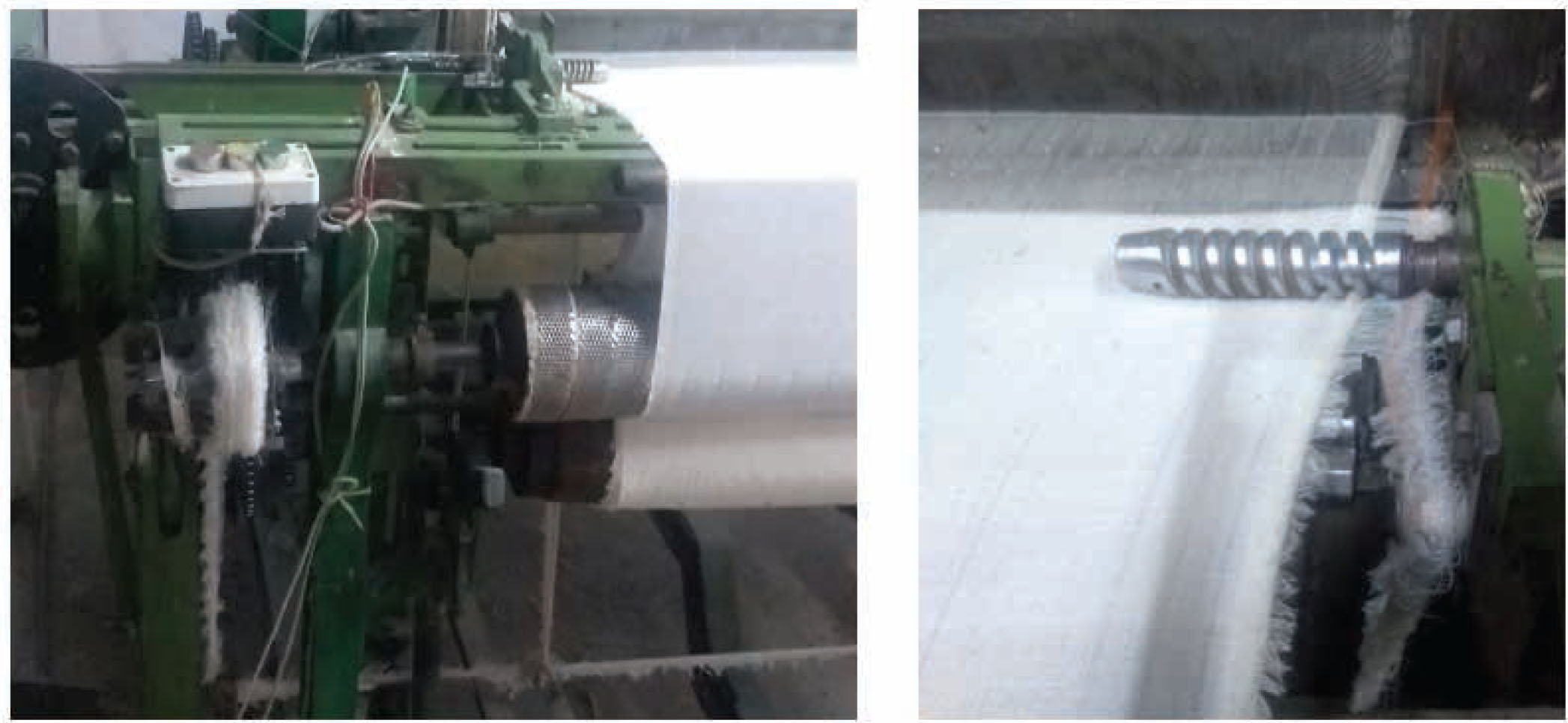 Figure 1 False selvedge on the indigenous rapier loom (courtesy: Surya machinery, Mumbai).