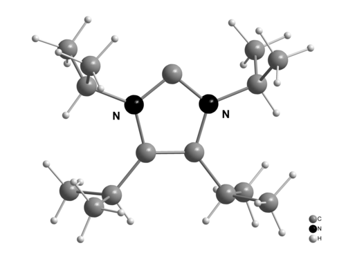 2,3-Dihydro-1,3,4,5-tetraisopropylimidazol-2-yliden / 2,3-Dihydro-1,3,4,5-tetraisopropylimidazol-2-ylidene