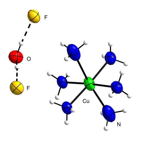  The Hexaammine Copper(II) Fluoride Monohydrate [Cu(NH3)6][F(H2O)F]: Synthesis and Crystal Structure